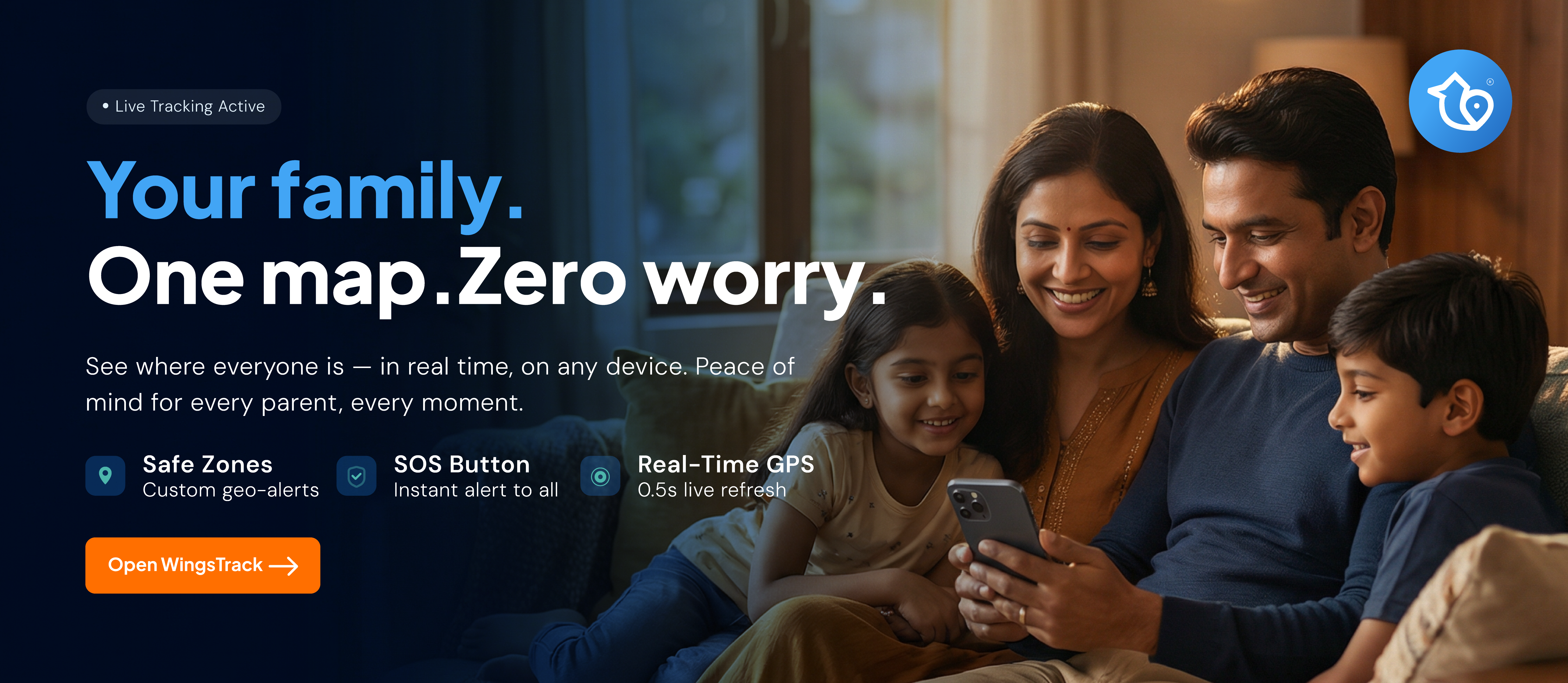 Family Tracking App for  Safety 