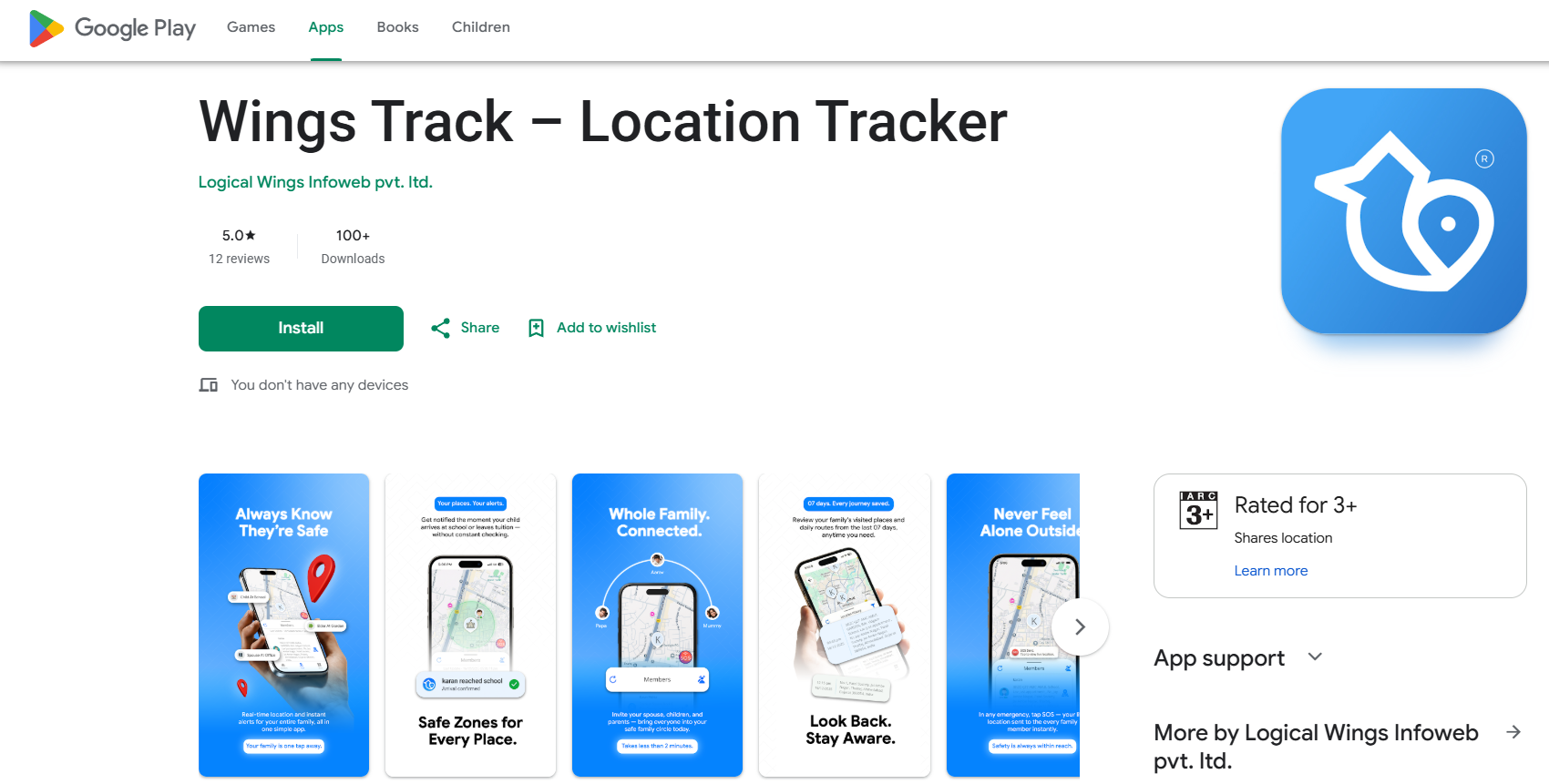 Child locator app