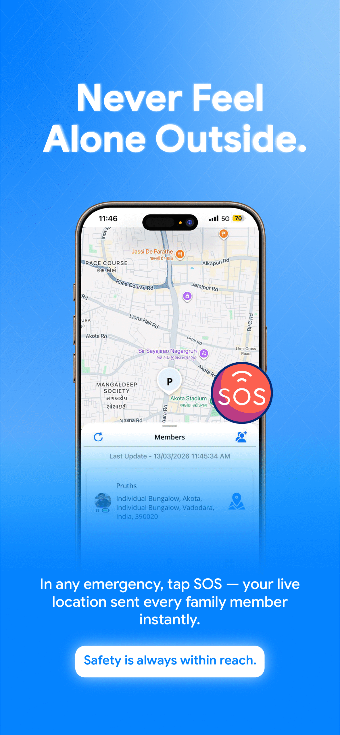 SOS alerts on IOS